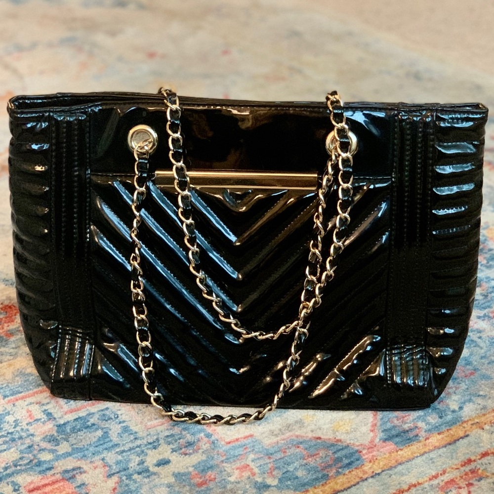 Large Patent Leather Aldo Shoulder Bag! - Picture 1 of 6
